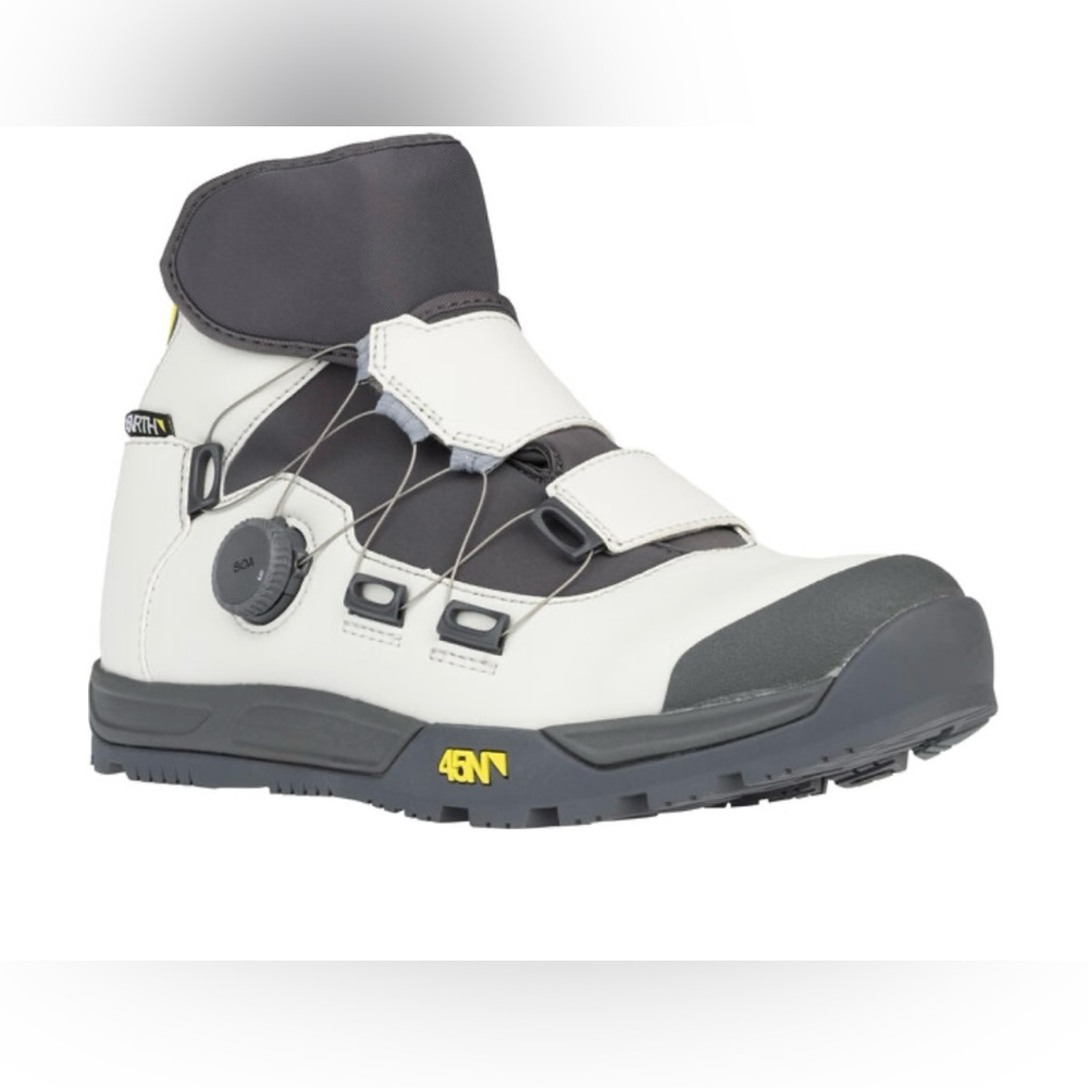 48NRTH White Grey Winter Cycling snow Boots